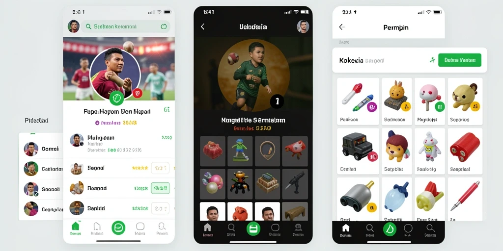 Menampilkan antarmuka permainan slot yang menarik.