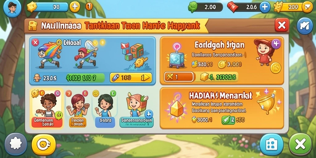 Tampilan utama aplikasi MONTE77 yang menarik.