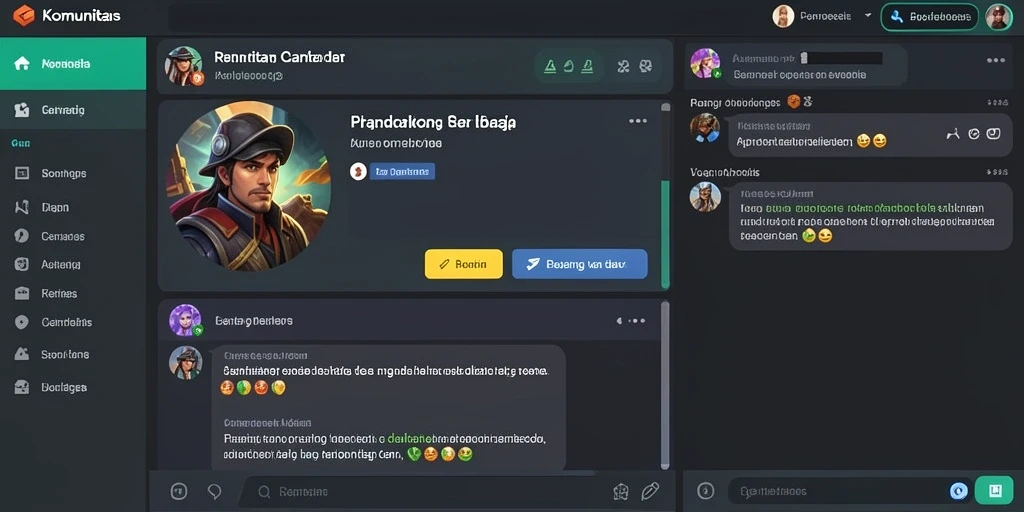 Tampak dinamika gameplay yang menarik.