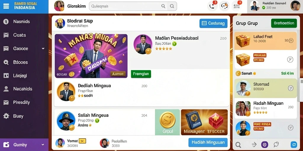 Tampilan antarmuka yang user-friendly dan intuitif.