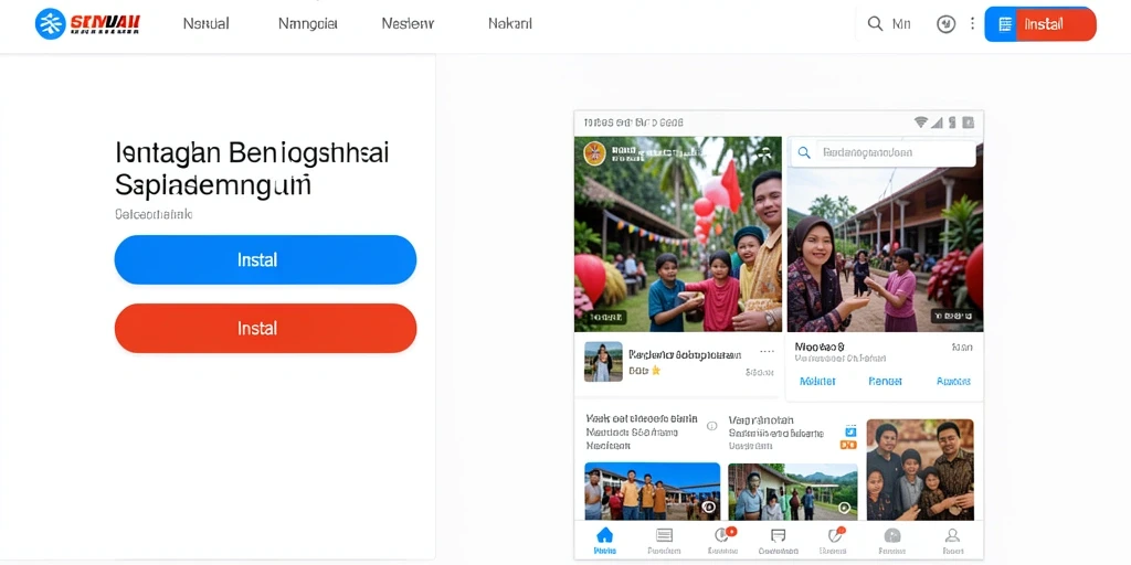 Tampilan antarmuka yang modern dan menarik.