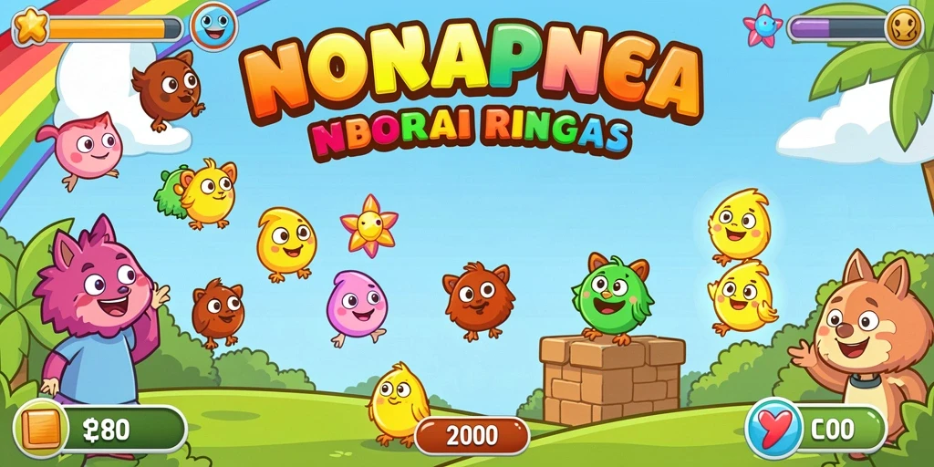 Grafis menawan yang memikat mata.