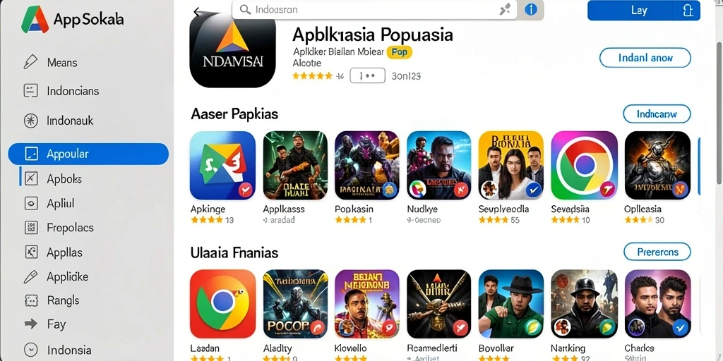 Tampilan awal game dengan karakter menawan.