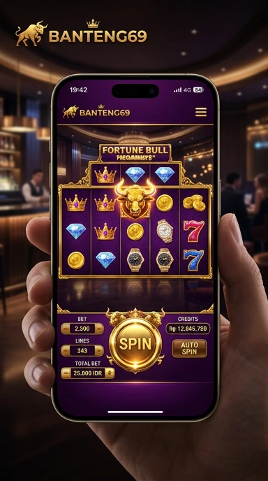 Cuplikan layar menu unduhan banteng69 untuk perangkat Android